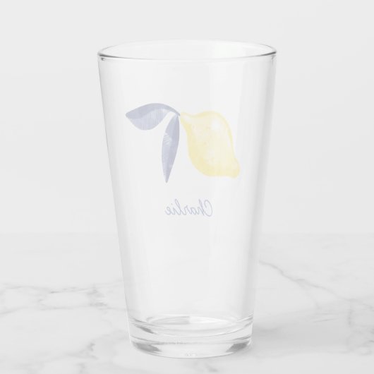 Lemon persoonlijk glas (Achterkant)