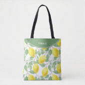Lemon persoonlijk tote bag (Voorkant)