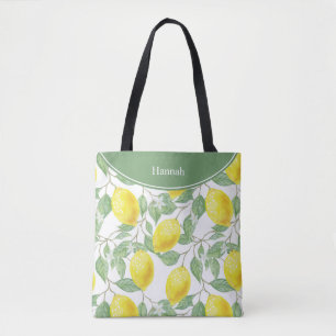 Lemon persoonlijk tote bag