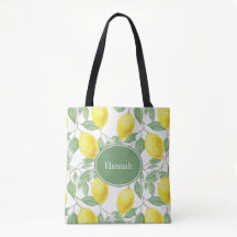 Lemon persoonlijke Canvas tas