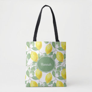 Lemon persoonlijke Canvas tas