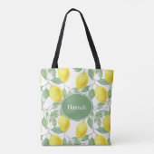 Lemon persoonlijke Canvas tas (Achterkant)