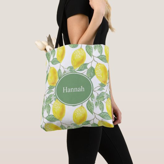 Lemon persoonlijke Canvas tas (Dichtbij)
