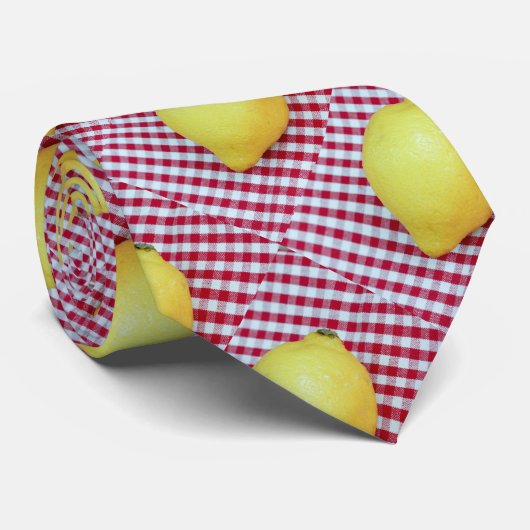 Lemon Picnic Stropdas (Opgerold)