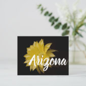 Lemon Pie Cactus Flower Delight, Arizona Briefkaart (Staand voorkant)