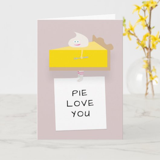 Lemon Pie Kaart (Gele Bloem)