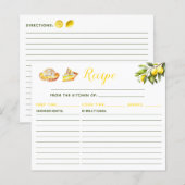 Lemon Pie Recipe (Voorkant / Achterkant)