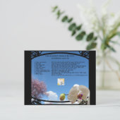 Lemon Pie Recipe Briefkaart (Staand voorkant)