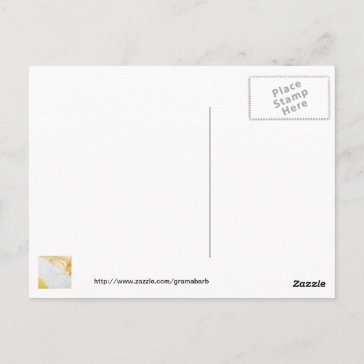 Lemon Pie Recipe Briefkaart (Achterkant)