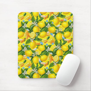 Lemon Pill Pattern Apotheek Muismat