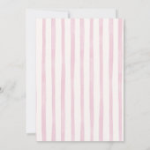 Lemon Pink Bow Wedding Save The Date (Achterkant)