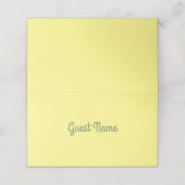 Lemon Place Cards 2 [gepersonaliseerd] Plaatskaartje (Buitenkant ongevouwen)
