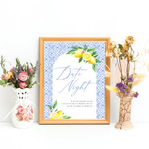 Lemon Positano Dat is nog meer Date Night Ideeën Poster