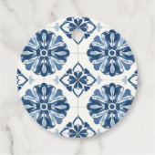 Lemon Positano Italiaans Baby shower Bedankjes Labels (Achterkant)