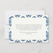 Lemon Positano Italiaans Baby shower Dank u kaart (Achterkant)