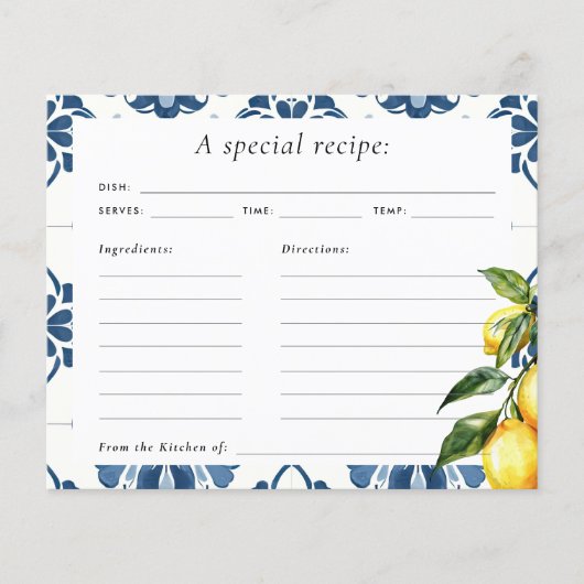 Lemon Positano Italiaans Vrijgezellenfeest Recept  (Voorkant)