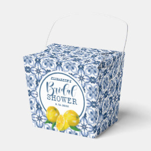 Lemon Positano - Italiaanse blauwe Tegel voor plei Bedankdoosjes