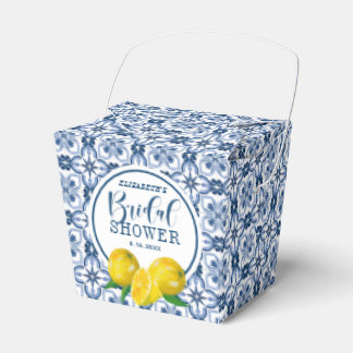 Lemon Positano - Italiaanse blauwe Tegel voor plei Bedankdoosjes