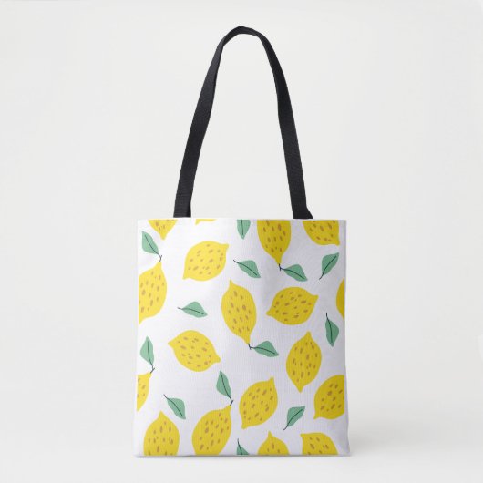 Lemon Print Bag, Brighten Your Style with a Trend Tote Bag (Voorkant)