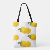 Lemon Print Canvas tas (Achterkant)