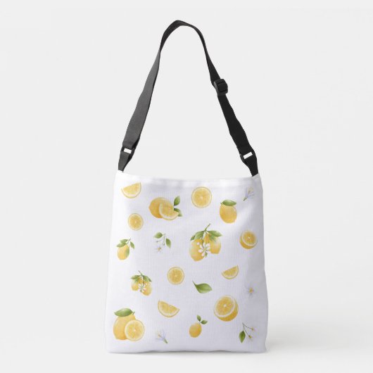 Lemon Print Crossbody Tas (Achterkant)