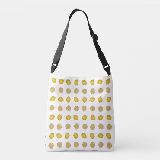 Lemon Print Crossbody Tas (Achterkant)