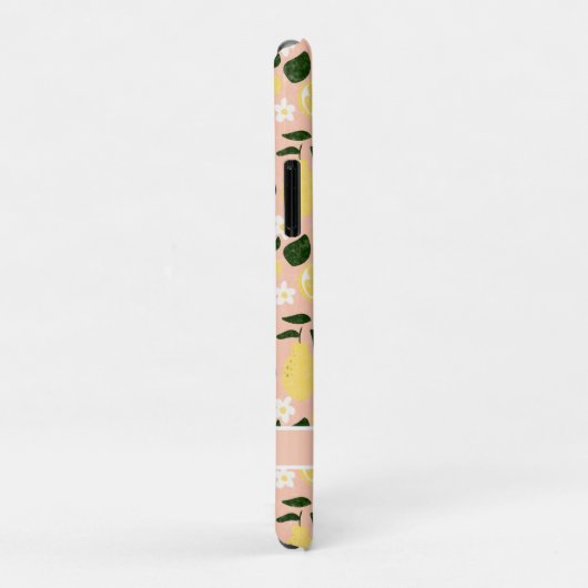 Lemon Print Gepersonaliseerd Preppy Cellphone Hoes (Achterkant/rechts)