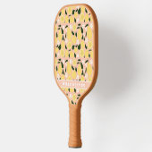 Lemon Print Gepersonaliseerd Preppy Pickleball Pad Paddle (Links)