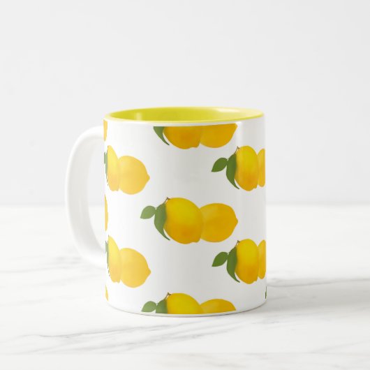 Lemon Print Mok (Voorkant links)