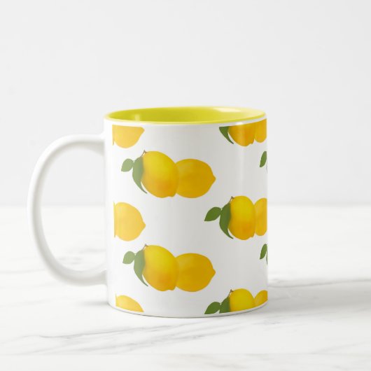 Lemon Print Mok (Links)