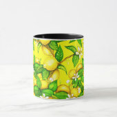 Lemon print mok op geel (Midden)