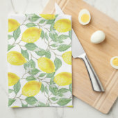 Lemon Print Theedoek (Quarter Fold)