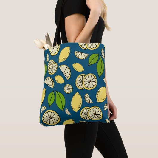 Lemon Print Tote Bag (Dichtbij)