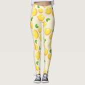 Lemon Print Women's Leggings (Voorkant)