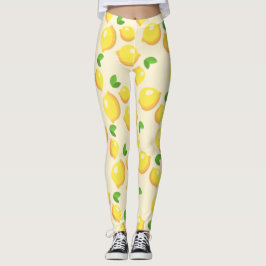 Lemon Print Women's Leggings