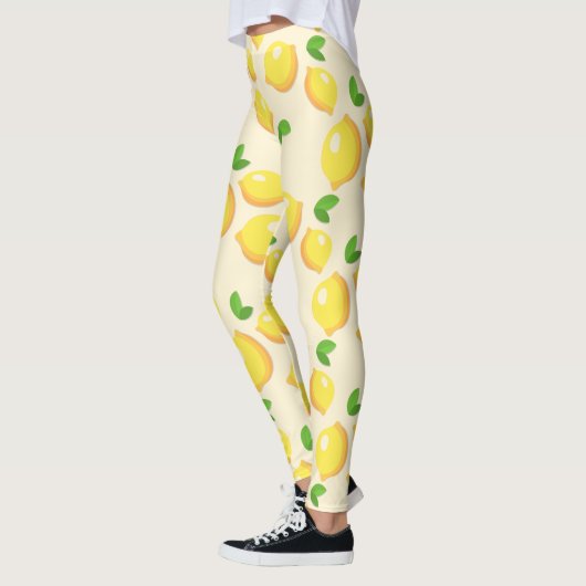 Lemon Print Women's Leggings (Links)