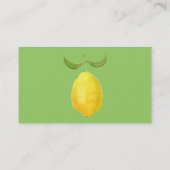 Lemon-profielkaart Visitekaartje (Achterkant)
