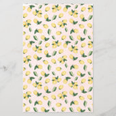 Lemon raad de dress roze Vrijgezellenfeest game Ka Flyer (Achterkant)