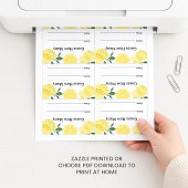 Lemon Raadspel Raadkaartjes Poster
