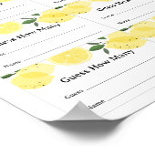 Lemon Raadspel Raadkaartjes Poster (Hoek)