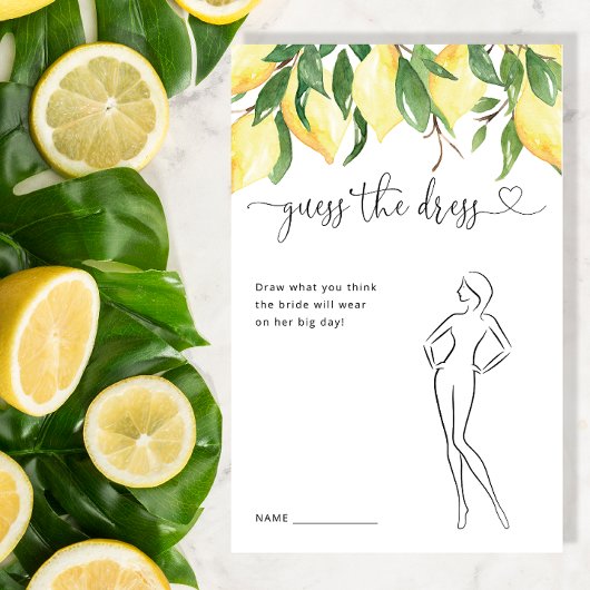 Lemon raadt het dresse Vrijgezellenfeest spel