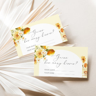 Lemon raden hoeveel kisses een gamebehuizing informatiekaartje