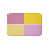 Lemon Raspberry Squares Badmat (Voorkant)