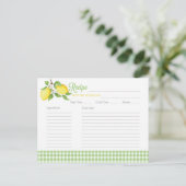 Lemon Recipe Kaarten - Kaarten voor Vrijgezellenfe (Staand voorkant)