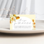 Lemon Recipe voor de bruid om de sluitingskaart te Informatiekaartje