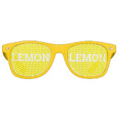 LEMON retro Shades / Fun Party Sunbril Retro Zonnebril (Voorkant)