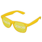 LEMON retro Shades / Fun Party Sunbril Zonnebril (Gekanteld)