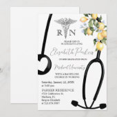 Lemon RN Verpleegschool Afstudeerfeest Kaart (Voorkant / Achterkant)