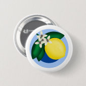 Lemon Ronde Button 5,7 Cm (Voorkant /achterkant)
