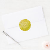 Lemon Ronde Sticker (Envelop)